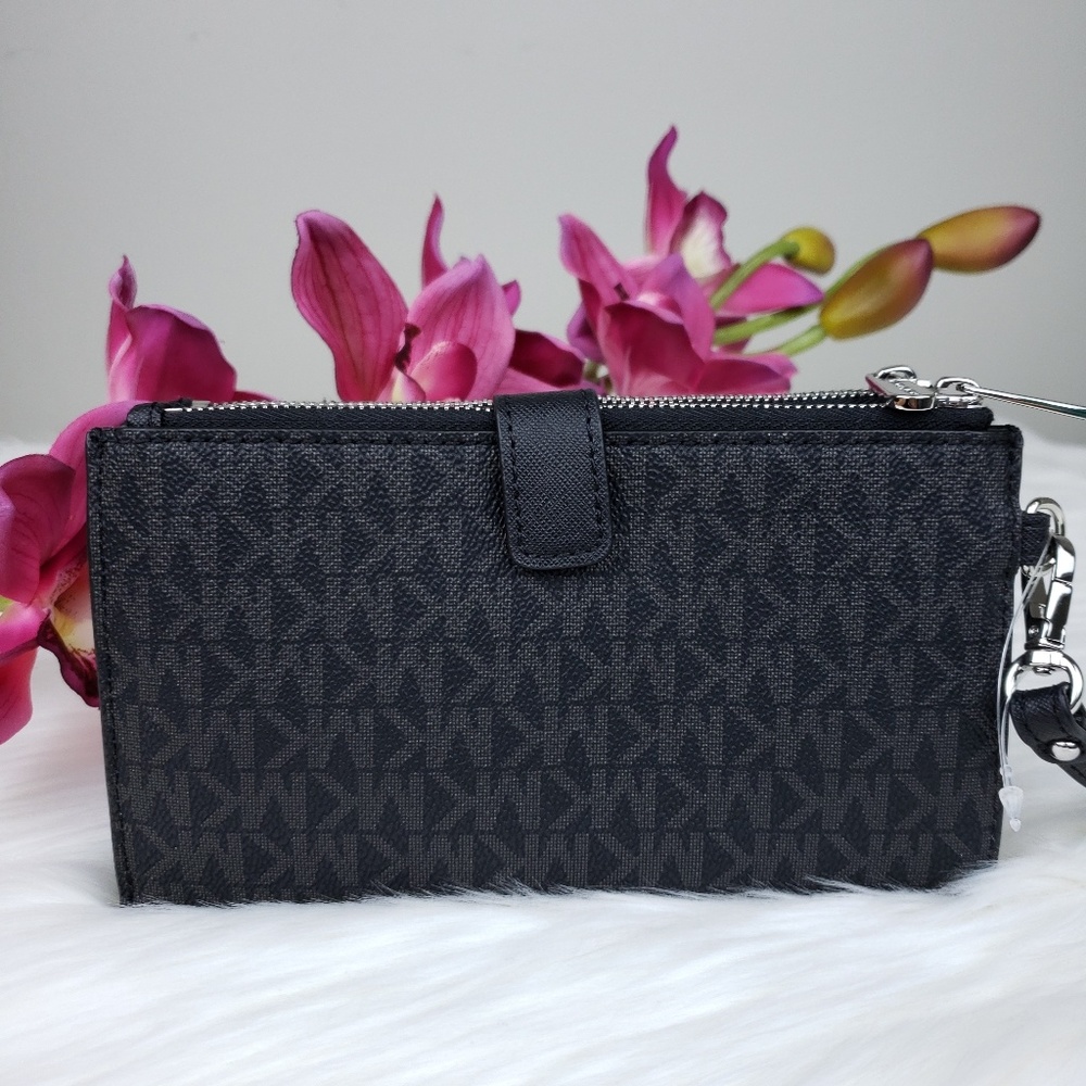 🌺NWT Michael Kors double zip wristlet wallet MK - Picture 3 of 7